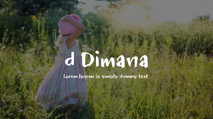 d Dimana Font