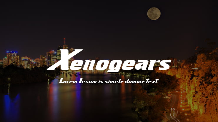 Xenogears Font