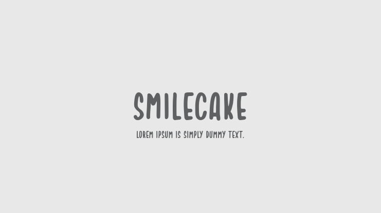 Smilecake Font