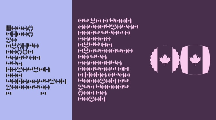 Font Canada Color