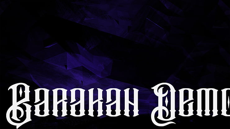 Barakah Demo Font