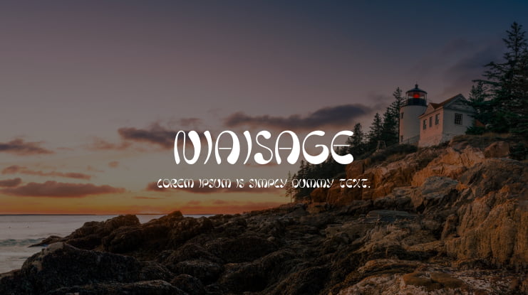 Niaisage Font