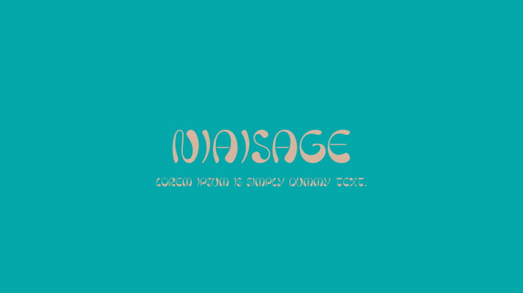 Niaisage Font