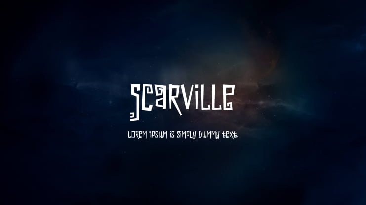 Scarville Font