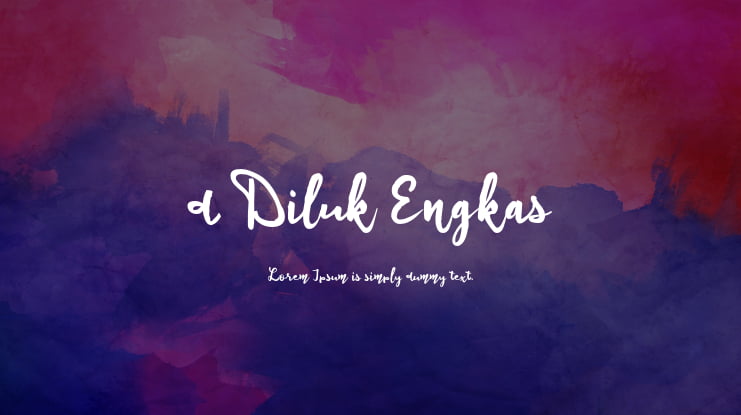 d Diluk Engkas Font