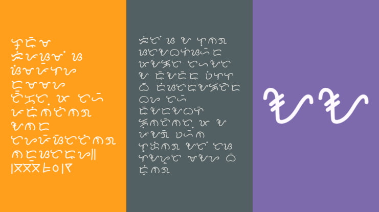 Baybayin Tayo Handwriting B30 Font