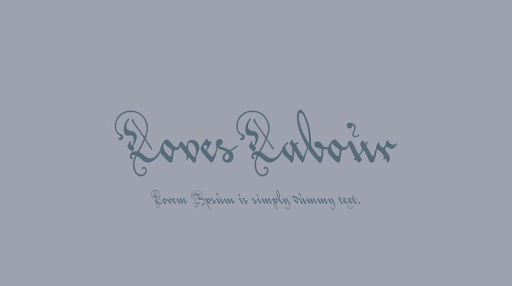 LovesLabour Font