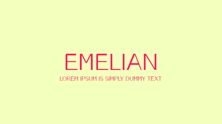 EMELIAN Font