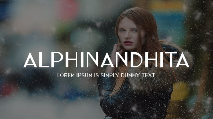 ALPHINANDHITA Font