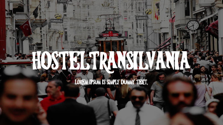 hosteltransilvania Font