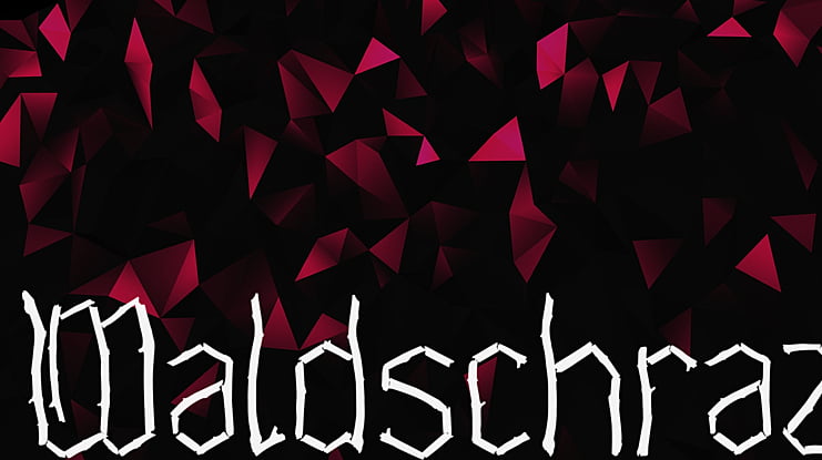 Waldschraz Font