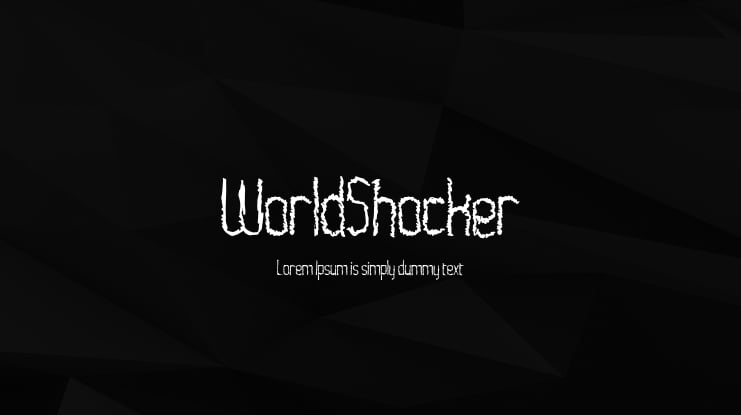 WorldShocker Font