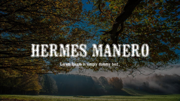 HERMES MANERO Font