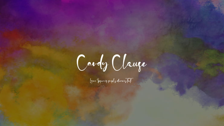 Candy Clause Font