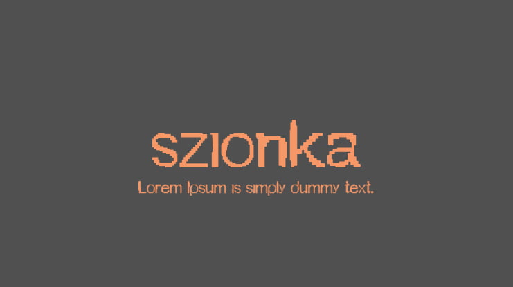 szionka Font