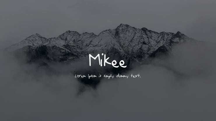 Mikee Font