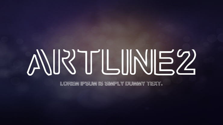 artline2 Font