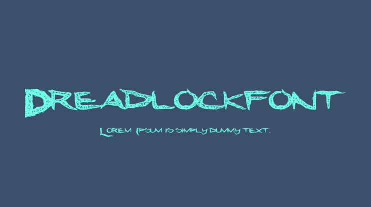 Dreadlockfont Font