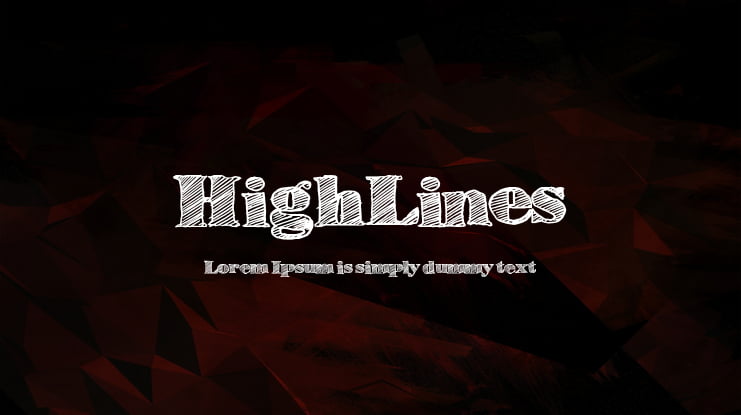 HighLines Font