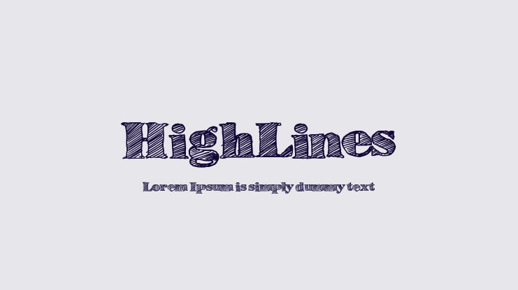 HighLines Font