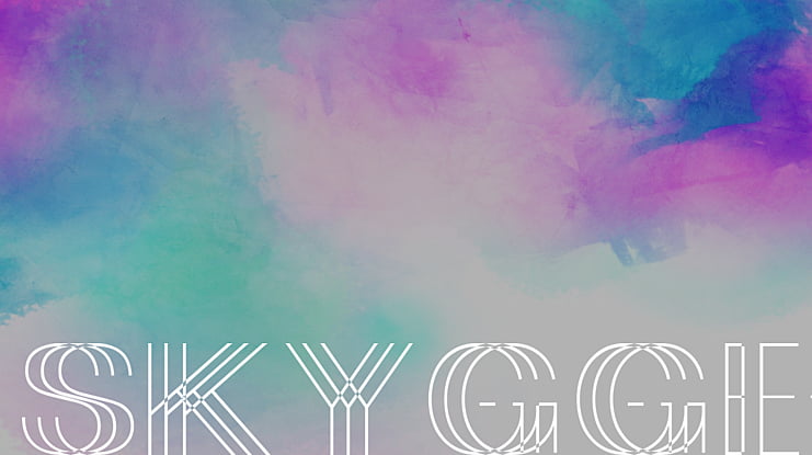 skygge Font