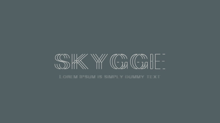 skygge Font