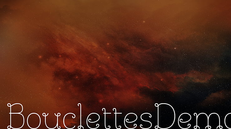 BouclettesDemo Font