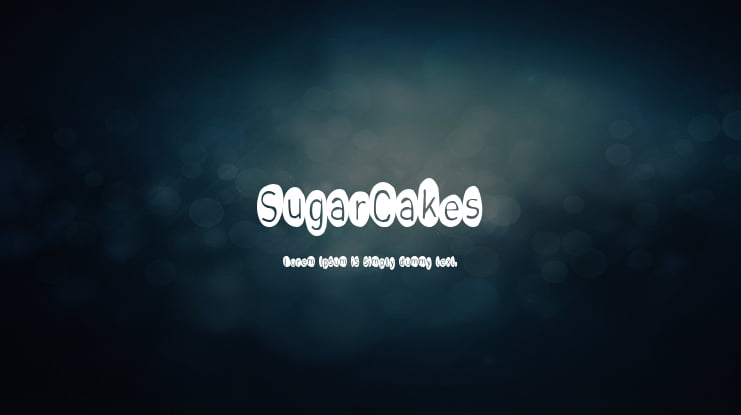 SugarCakes Font