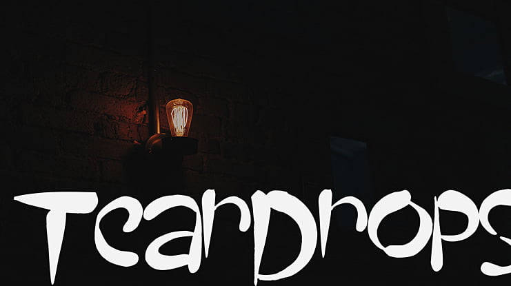 TearDrops Font