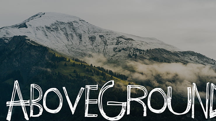 AboveGround Font