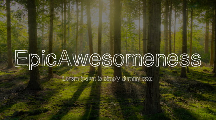 EpicAwesomeness Font Family