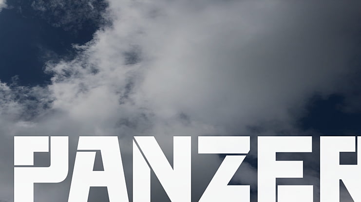 Panzer Font