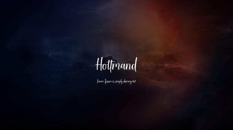 Hottmand Font