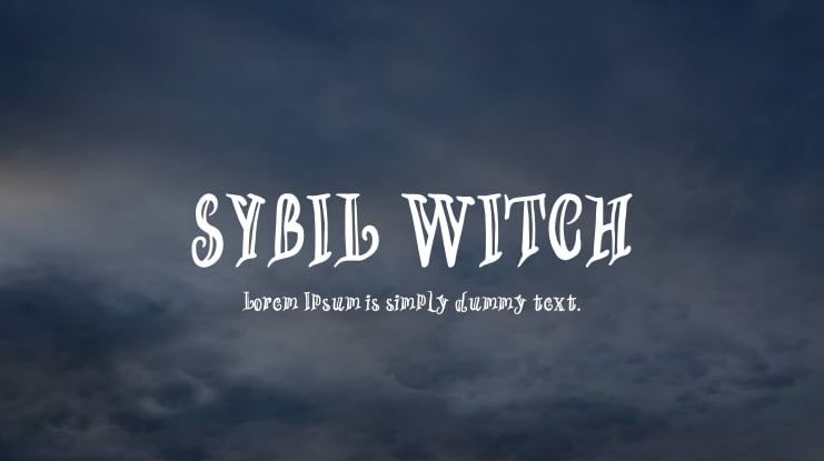 SYBIL WITCH Font