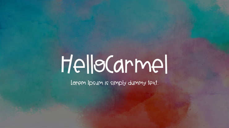 HelloCarmel Font