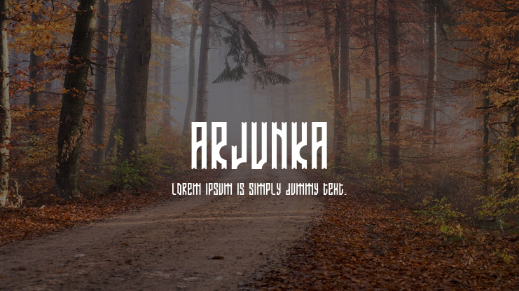 ARJUNKA Font