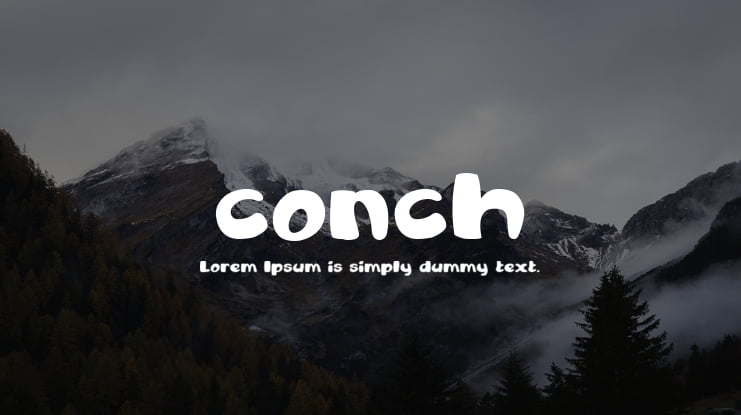 conch Font