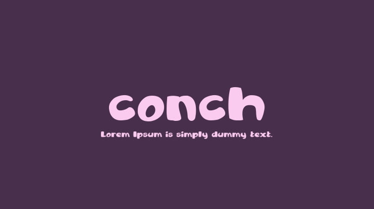 conch Font