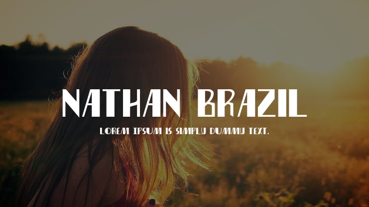 Nathan Brazil Font Family