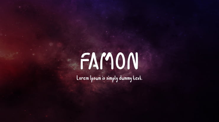 FAMON Font