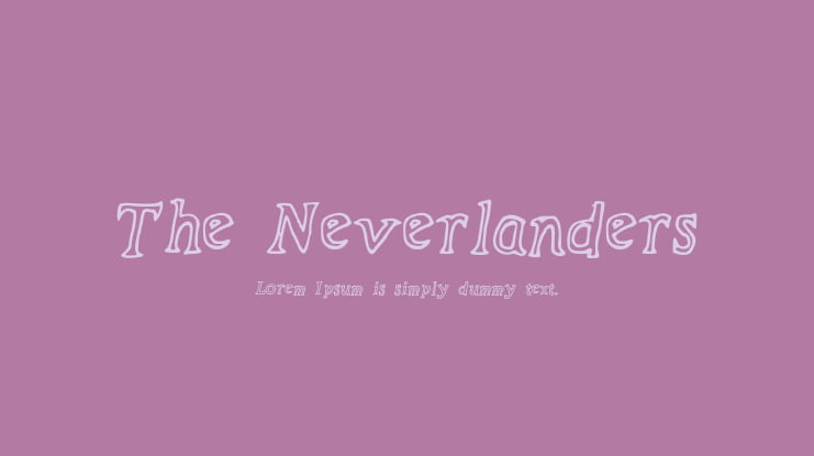 The_Neverlanders Font