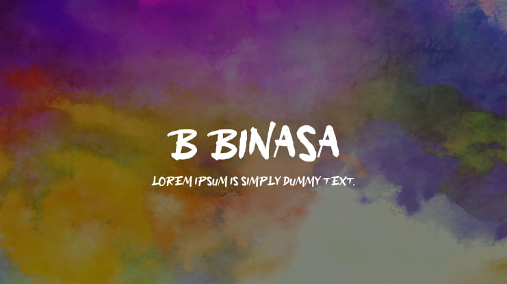 b Binasa Font