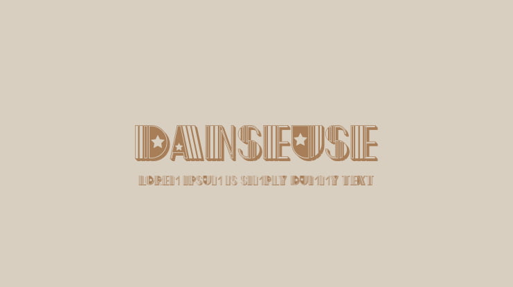 Danseuse Font