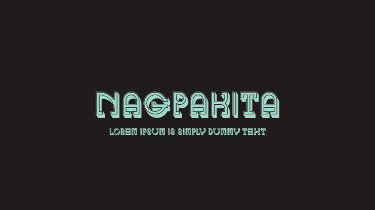 Nagpakita Font Family