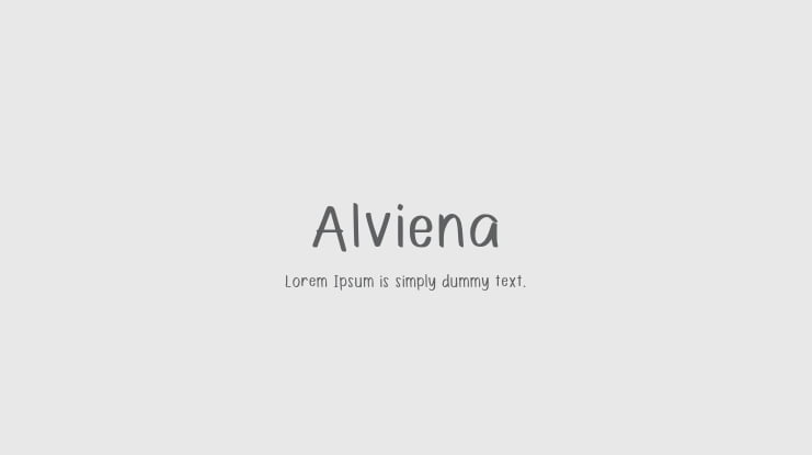 Alviena Font