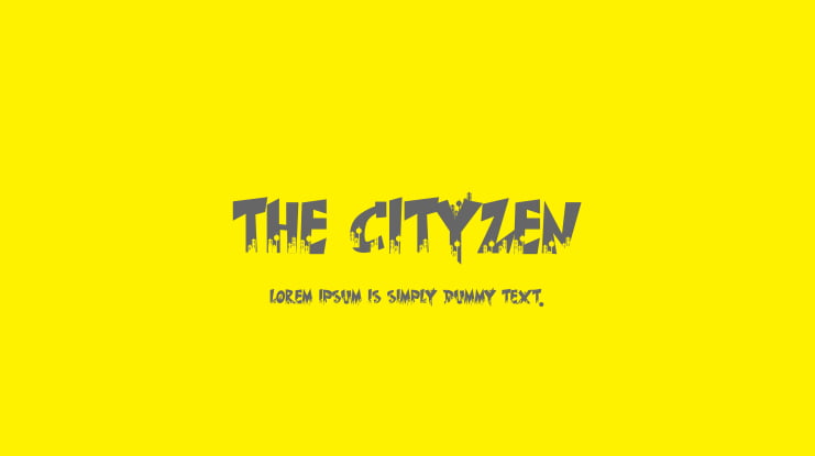 The Cityzen Font