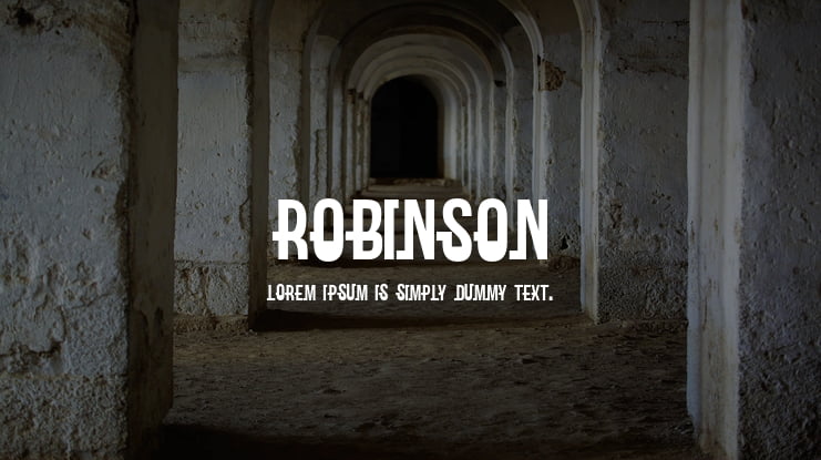 Robinson Font