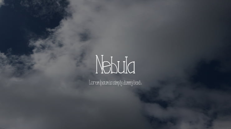 Nebula Font