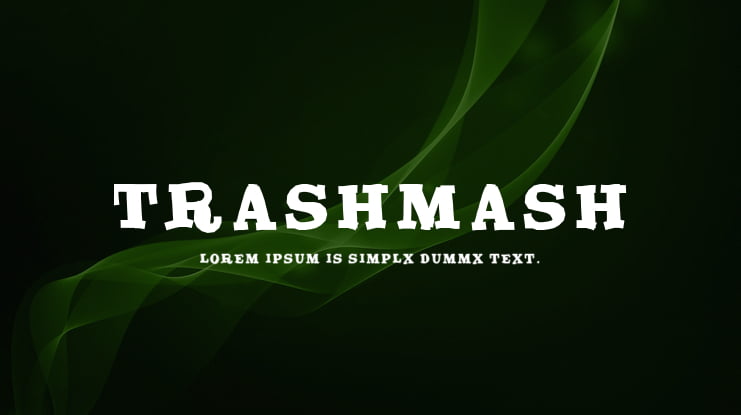 TrashMash Font