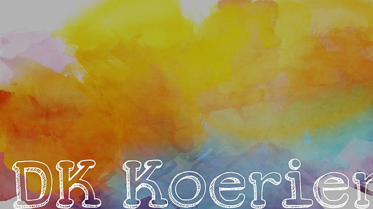 DK Koerier Font